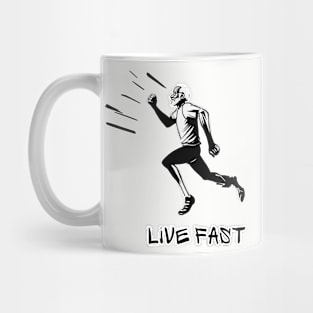 Live Fast, Grandpa Gift, Fathers Day Mug